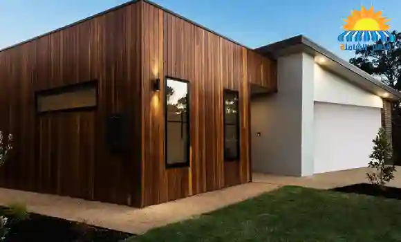 كلادينج خشبي بواجهة خارجية يضيف لمسة جمالية طبيعية للمبنى