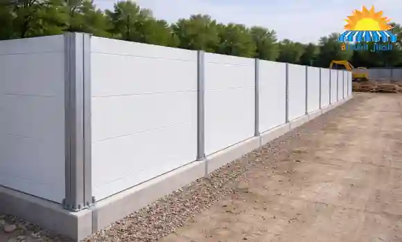 تركيب أسوار ساندوتش بانل بارتفاع مناسب لتأمين الحدائق والممتلكات الخارجية